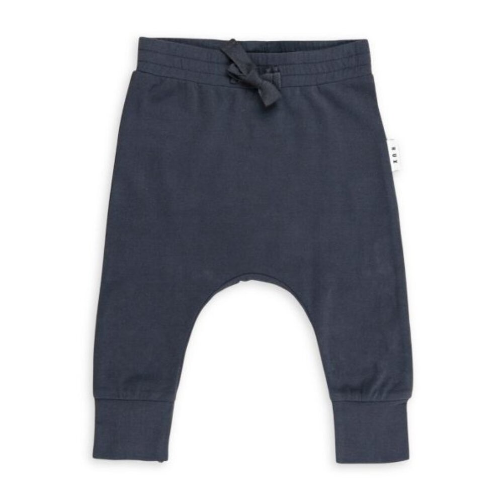 Huxbaby Organic Cotton Joggers – Baby Boy 18–24M, Ink color